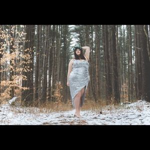 Sparkly Silver Dress